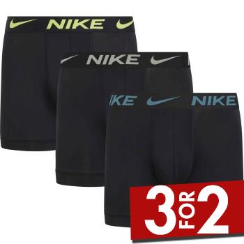 Nike 3P Everyday Essentials Micro Boxer Brief Sort polyester Medium Herre