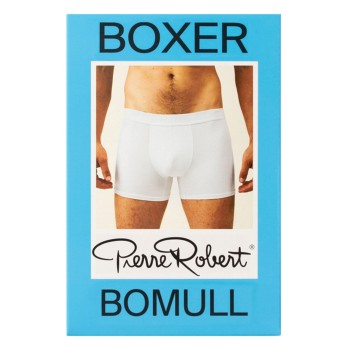 Pierre Robert For Men Cotton Boxer Hvid økologisk bomuld Small Herre