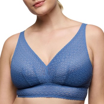 PrimaDonna BH Montara Full Cup Wireless Bra Blå polyamid D 80 Dame