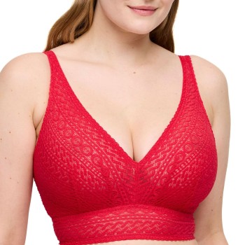 PrimaDonna BH Montara Full Cup Wireless Bra Rød polyamid F 75 Dame