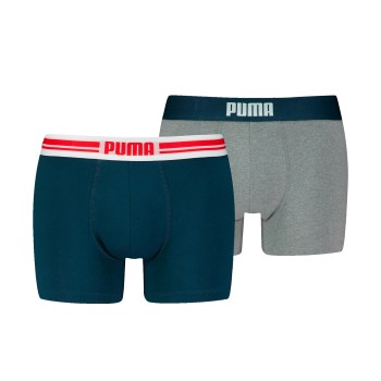 Puma 2P Everyday Placed Logo Boxer Flerfarvet bomuld X-Large Herre