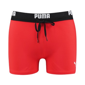 Puma Badebukser Logo Swim Trunks Rød Large Herre