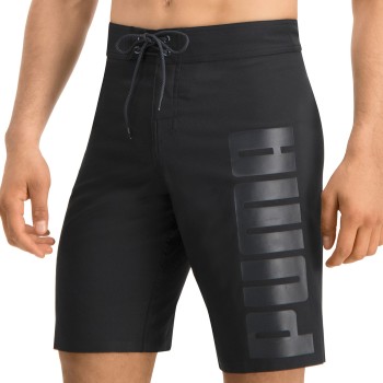 Puma Badebukser Long Board Swim Shorts Sort polyester Medium Herre