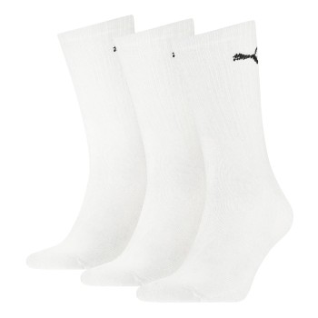 Puma Strømper 3P Sport Crew Socks Hvid Str 35/38