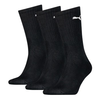 Puma Strømper 3P Unisex Light Crew Socks Sort Strl 35/39