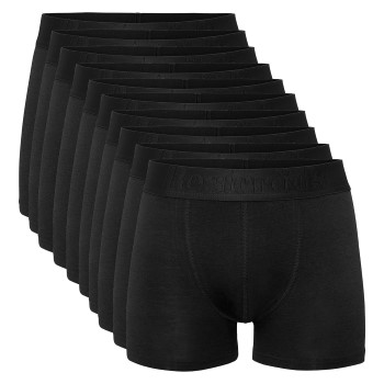 Resteröds 10P Gunnar Bamboo Boxer Brief Sort X-Large Herre