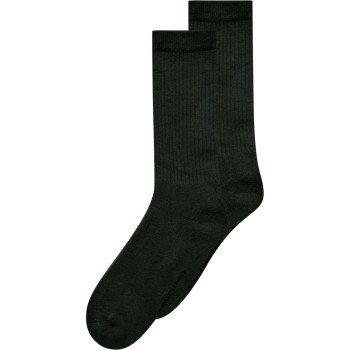 Resteröds Strømper 2P Tennis Socks Mørkgrøn  Str 40/45 Herre