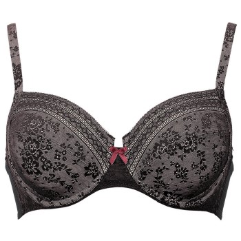 Rosa Faia BH Fleur Underwire Bra Sort polyamid H 95 Dame