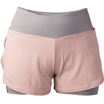 Salming Essential Shorts Women Grå/Rosa polyester Small Dame