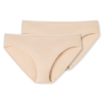 Schiesser Trusser 2P 95-5 Organic Tai Beige bomuld Medium Dame