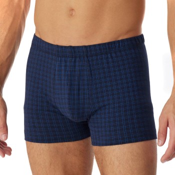 Schiesser Cotton Casuals Boxer Brief Mørkblå bomuld Medium Herre