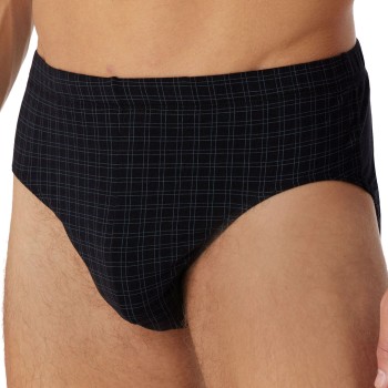 Schiesser Cotton Casuals Brief Sort økologisk bomuld 4XL Herre