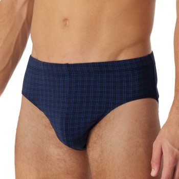 Schiesser Cotton Casuals Brief Mørkblå økologisk bomuld Large Herre