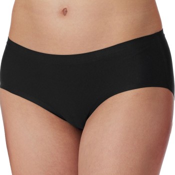 Schiesser Trusser Invisible Cotton Hipster Sort 40 Dame