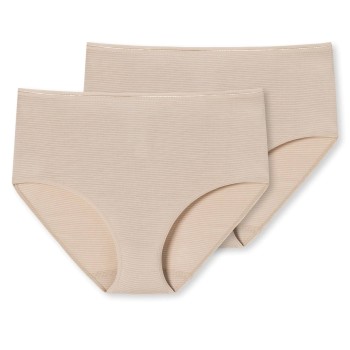 Schiesser Trusser 2P Modal Essentials Midi Beige Small Dame