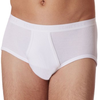 Schiesser Original Classics Sport Briefs 3XL-6XL Hvid bomuld 4XL Herre