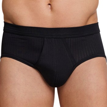 Schiesser 2P Sport Briefs With Fly Sort bomuld XX-Large Herre
