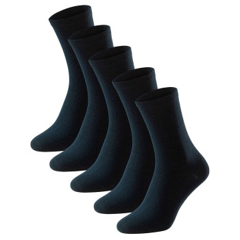 Schiesser Strømper 5P Women Blue Bird Socks Mørkblå Str 35/38 Dame