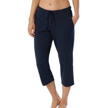 Schiesser Women Mix and Relax Pants Prikket bomuld 42 Dame