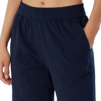Schiesser Women Mix and Relax Shorts Mørkblå bomuld 44 Dame