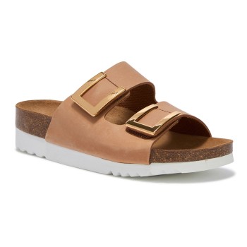 Scholl Monterey 2 Straps Lysbrun  not spec Str 39 Dame