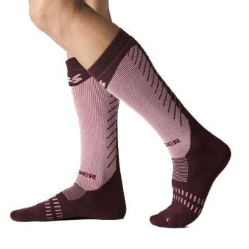 Seger Strømper Alpine Core Heavy Wool Socks Vinrød  merinould Str 34/36