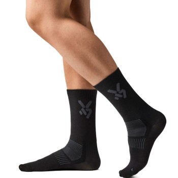 Seger Strømper Glide Light Wool Ski Socks Sort Str 37/39