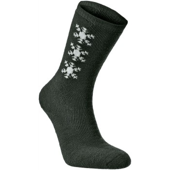 Seger Strømper Lillen Junior Sock Sort uld Str 28/30 Barn