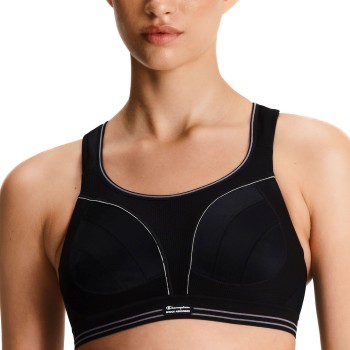 Shock Absorber BH Ultimate Run Bra Sort polyamid H 85 Dame