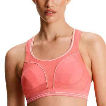 Shock Absorber BH Ultimate Run Bra Rosa/Hvid polyamid I 80 Dame
