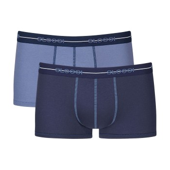 Sloggi 2P For Men Start Hip Blå/Blå bomuld Small Herre