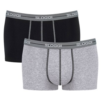 Sloggi 2P For Men Start Hip Ulig Farve bomuld Medium Herre