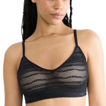 Sloggi BH FREE Evolve Lace Push-Up Bra Sort Sloggi 01 Dame