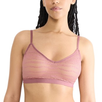 Sloggi BH FREE Evolve Lace Push-Up Bra Gammelrosa Sloggi 02 Dame