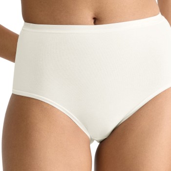 Sloggi Trusser 3P GO Daily Cotton High Waist Brief Benhvid bomuld Medium Dame