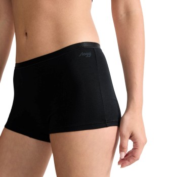 Sloggi Trusser 3P GO Daily Cotton Shorts Sort bomuld X-Large Dame