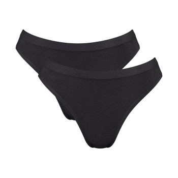 Sloggi Trusser 2P GO Sense High Leg Briefs Sort modal Medium Dame