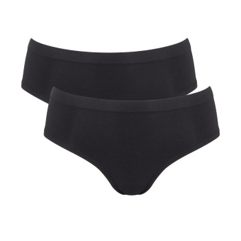 Sloggi Trusser 2P GO Sense Hipster Briefs Sort modal X-Small Dame