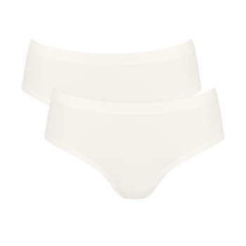 Sloggi Trusser 2P GO Sense Hipster Briefs Elfenben modal Large Dame