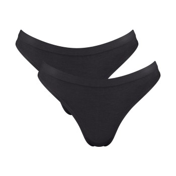 Sloggi Trusser 2P GO Sense Tanga Briefs Sort modal Small Dame