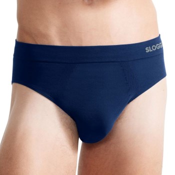 Sloggi 2P Men GO Smooth Classic Briefs Marine/Blå Medium Herre