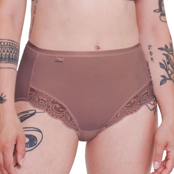 Sloggi Trusser 2P Romance Maxi Mørkrosa  42 Dame