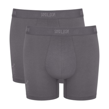 Sloggi 2P SLG Base Short Grå bomuld Large Herre