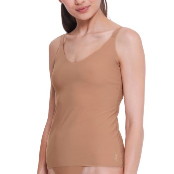Sloggi ZERO Feel 2 0 Spaghetti Top Beige X-Small Dame