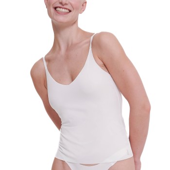 Sloggi ZERO Feel 2 0 Spaghetti Top Hvid X-Small Dame