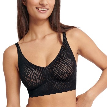 Sloggi BH ZERO Feel Bliss Bralette Sort X-Small Dame