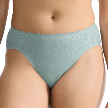 Sloggi Trusser ZERO Feel Bliss High Leg Brief Lysegrøn Small Dame