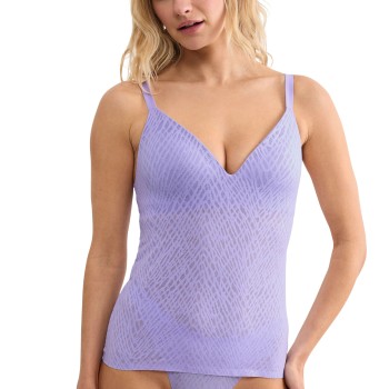 Sloggi ZERO Feel Bliss Push-Up Bra Shirt Lilla Large Dame