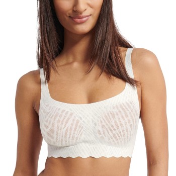 Sloggi BH ZERO Feel Bliss Top Hvid Small Dame