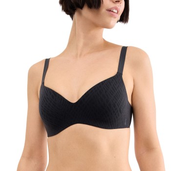 Sloggi BH ZERO Feel Bliss T-Shirt Bra Sort Large Dame